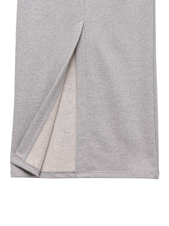 Paper Moon - Korean Women Fashion - #momslook - Back Slit Detail Maxi Pencil Jersey Sweat Skirt - 10