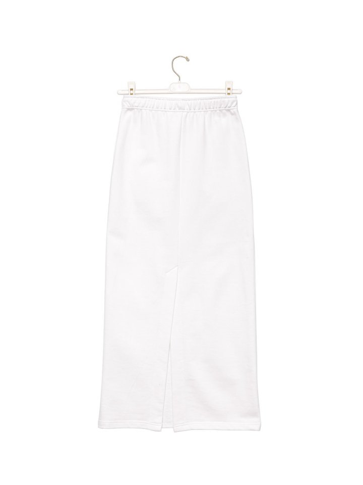 Paper Moon - Korean Women Fashion - #momslook - Back Slit Detail Maxi Pencil Jersey Sweat Skirt - 5