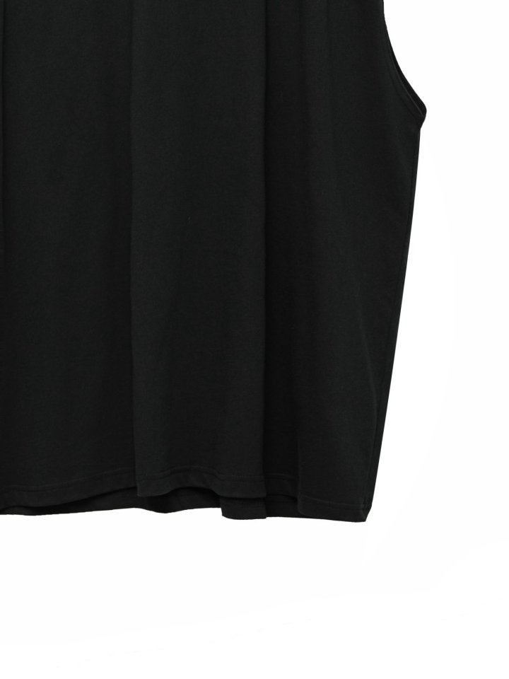 Paper Moon - Korean Women Fashion - #momslook - Premium Cotton Oversized Sleeveless Long Tee - 10
