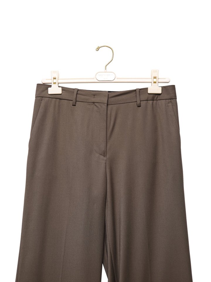 Paper Moon - Korean Women Fashion - #momslook - Classic Low Rise Pintuck Slacks - 11