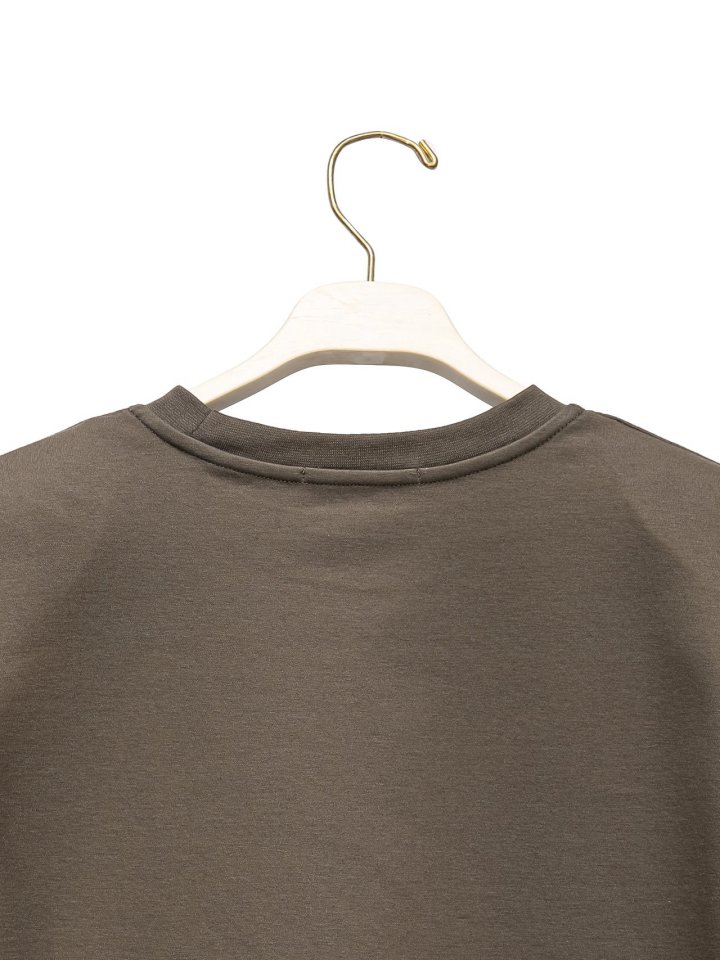 Paper Moon - Korean Women Fashion - #momslook - Padded Shoulder Wing Sleeved Tee - 11