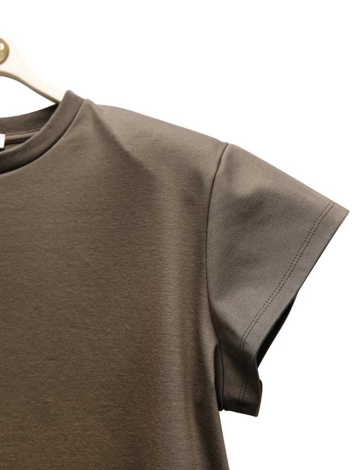 Paper Moon - Korean Women Fashion - #momslook - Padded Shoulder Wing Sleeved Tee - 9