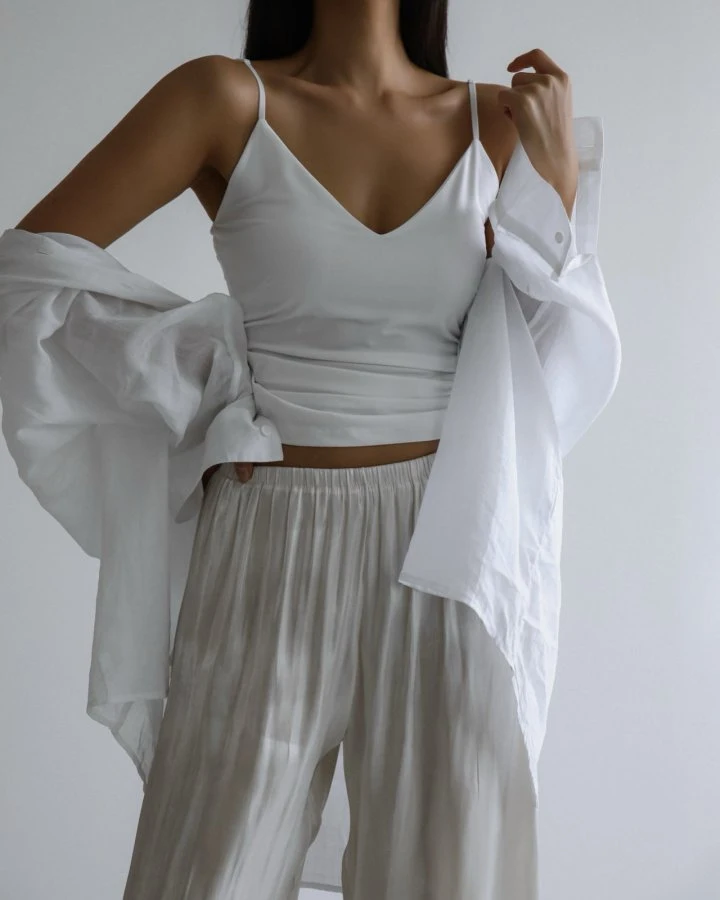 Paper Moon - Korean Women Fashion - #momslook - Cami Sleeveless Top - 2