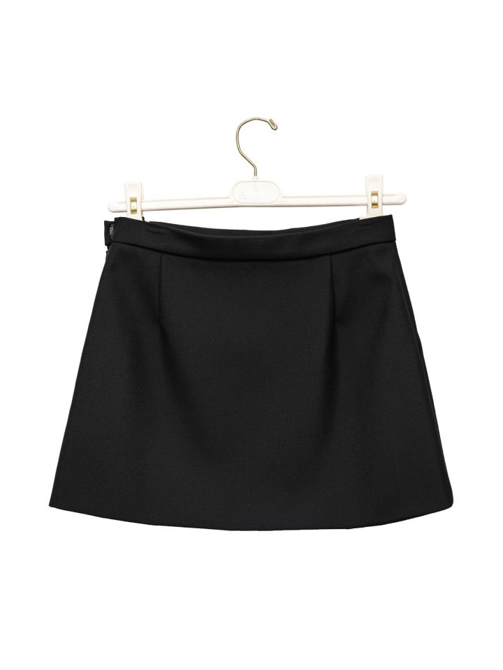 Paper Moon - Korean Women Fashion - #momslook - Classic Wool Set-up Mini Skirt - 10