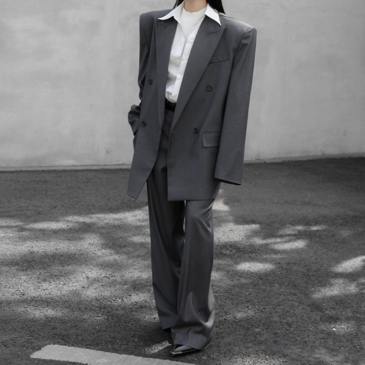 Paper Moon - Korean Women Fashion - #momslook - Classic Low Rise Pintuck Slacks - 5