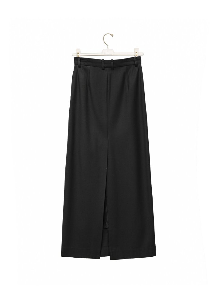 Paper Moon - Korean Women Fashion - #momslook - Tailored Back Slit Maxi Skirt - 7