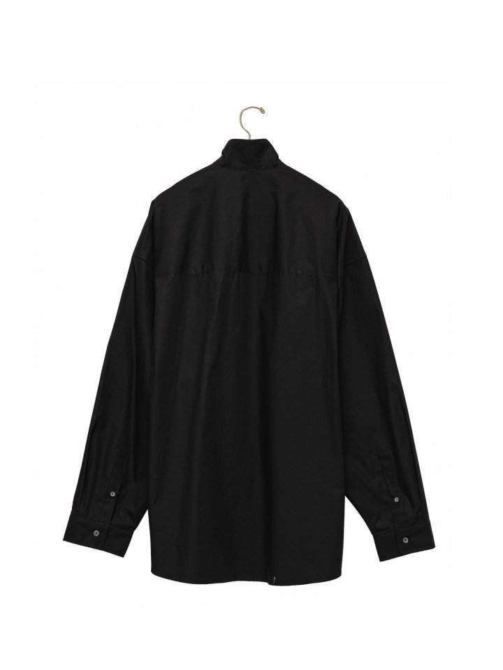 Paper Moon - Korean Women Fashion - #pursuepretty - Oversized Cotton Baracuta Neck Button Down Shirt - 8