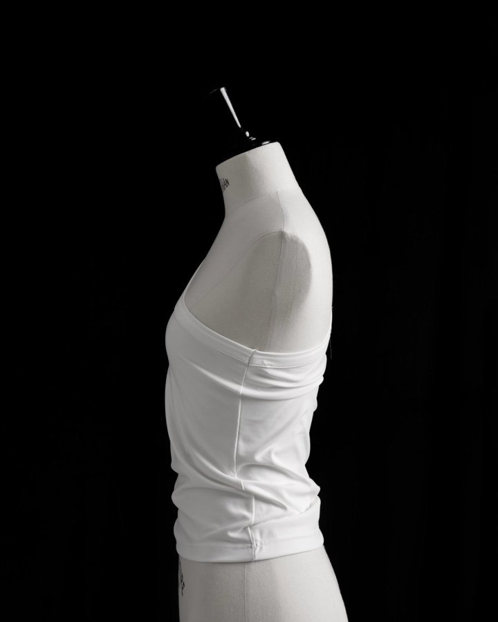 Paper Moon - Korean Women Fashion - #pursuepretty - One Diagonal Line Shoulder Tank Top - 2