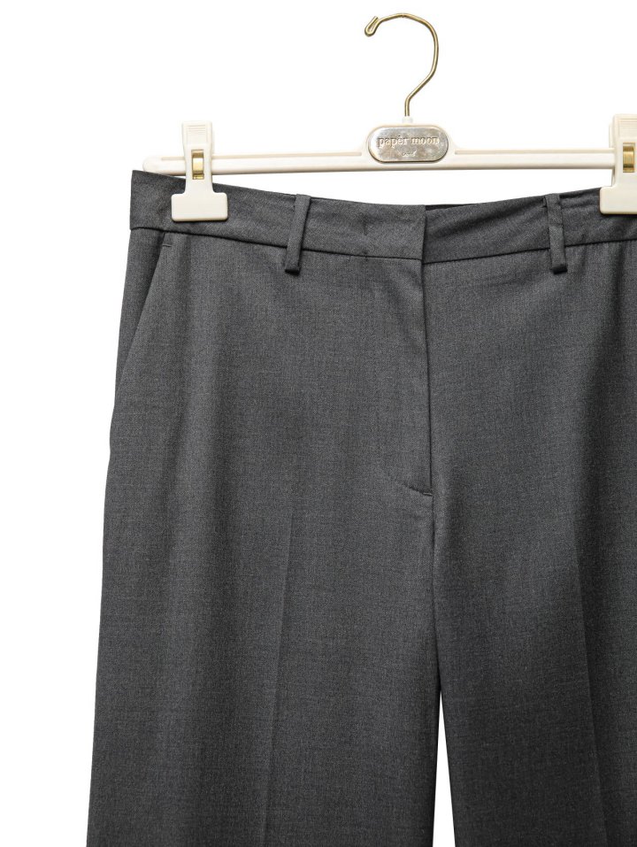 Paper Moon - Korean Women Fashion - #pursuepretty - Classic Low Rise Pintuck Slacks - 10