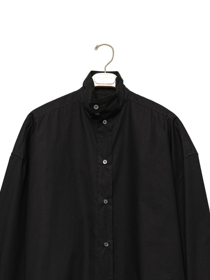 Paper Moon - Korean Women Fashion - #restrostyle - Oversized Cotton Baracuta Neck Button Down Shirt - 9