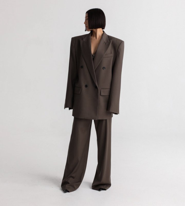 Paper Moon - Korean Women Fashion - #restrostyle - Classic Low Rise Pintuck Slacks - 6