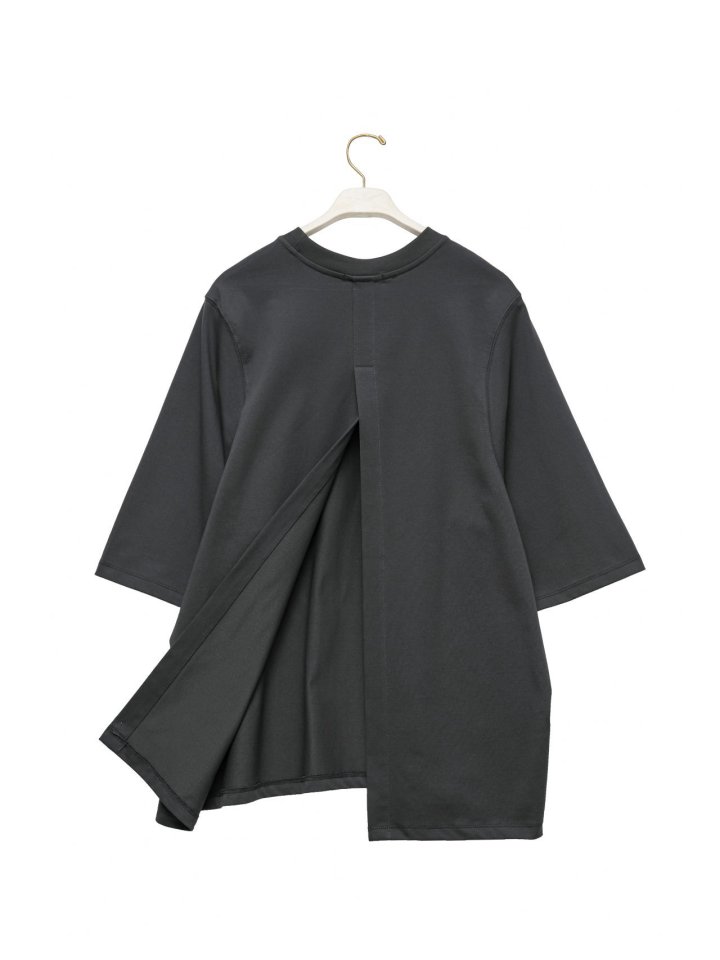 Paper Moon - Korean Women Fashion - #romanticstyle - Oversized Fit Back Slit Detail Tee - 11