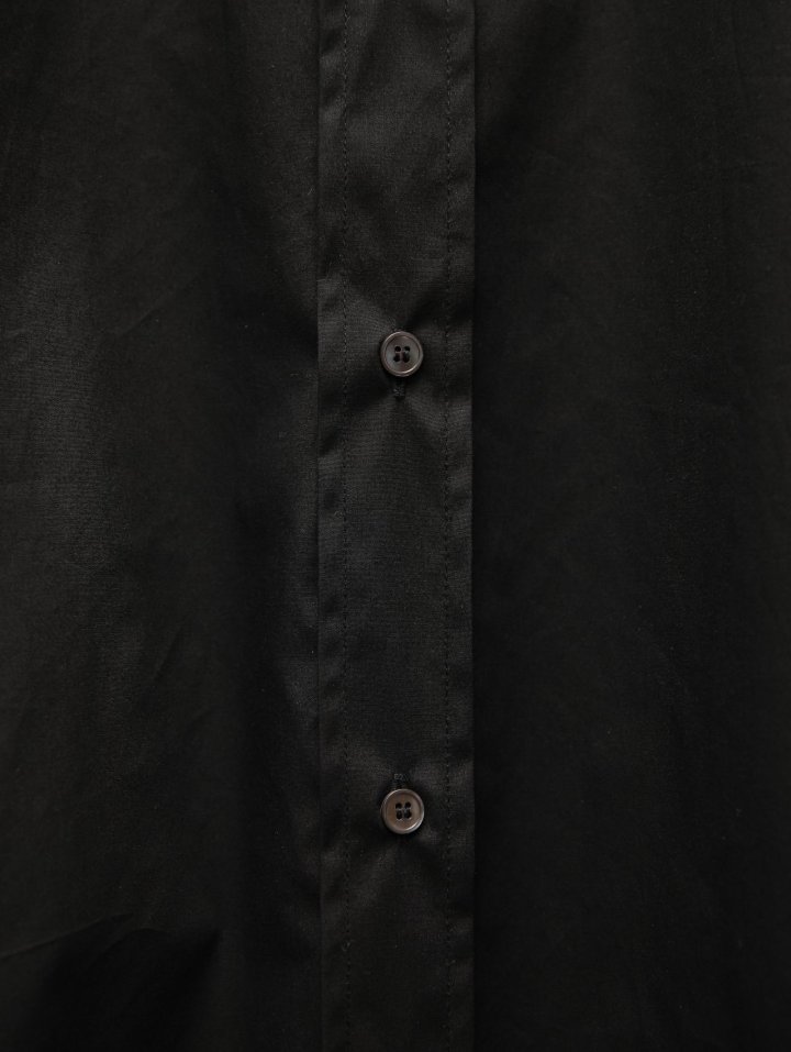 Paper Moon - Korean Women Fashion - #shopsmall - Oversized Cotton Baracuta Neck Button Down Shirt - 11