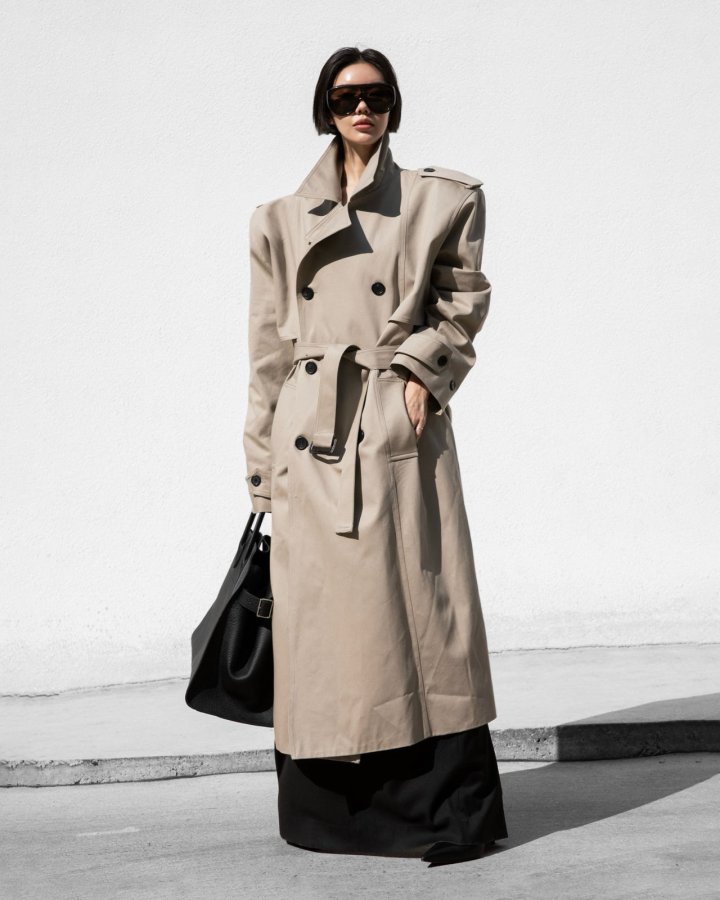 Paper Moon - Korean Women Fashion - #shopsmall - Padded Double Breasted Trench Coat - 4