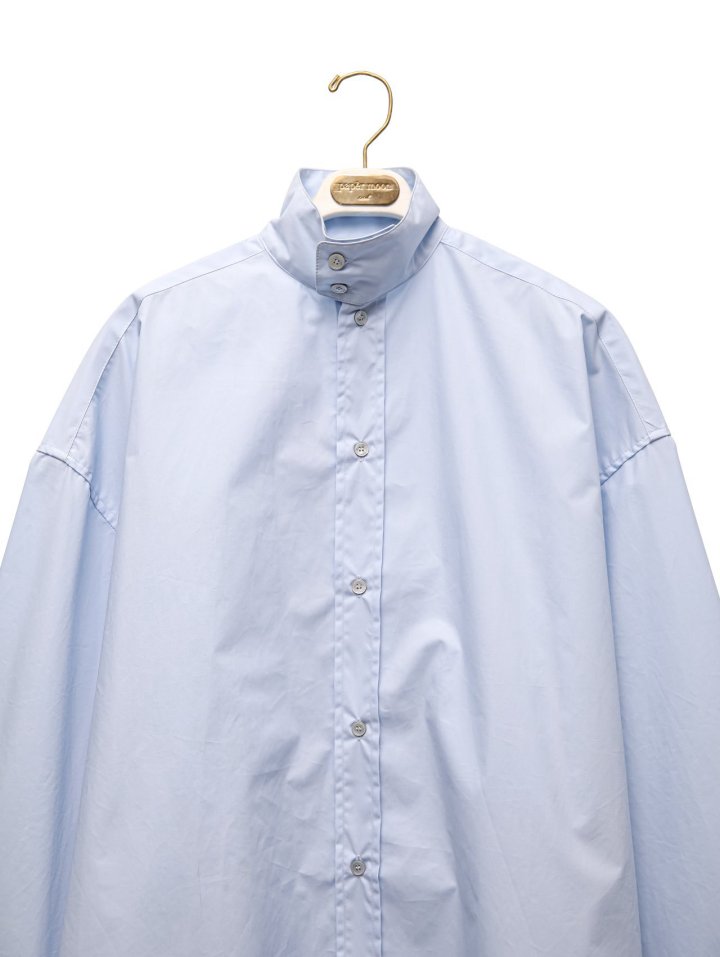 Paper Moon - Korean Women Fashion - #vintagekidsstyle - Oversized Cotton Baracuta Neck Button Down Shirt - 8