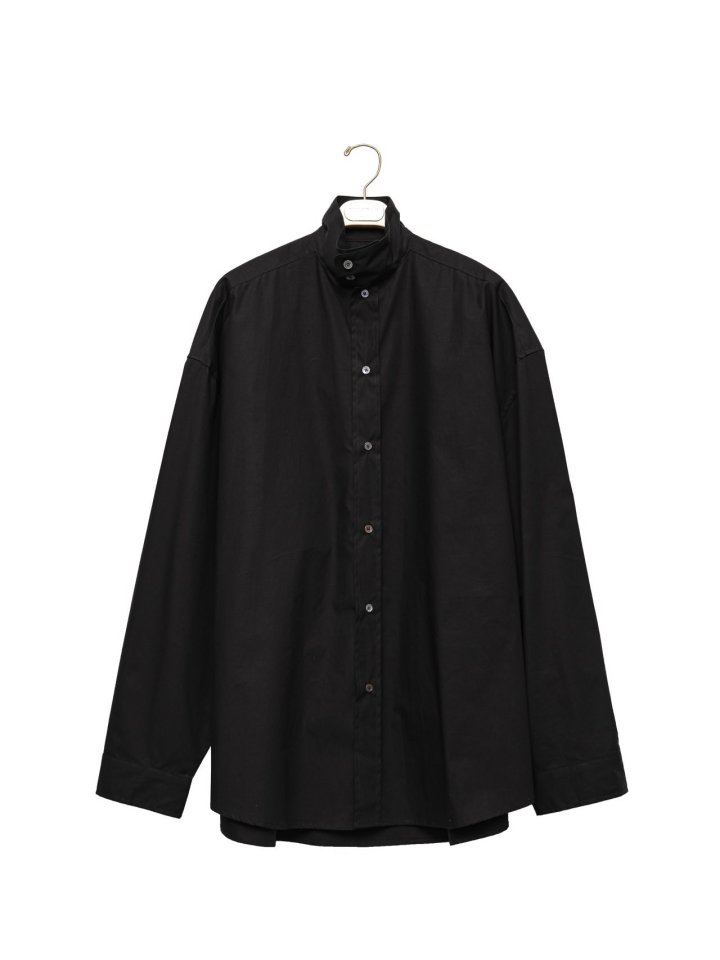 Paper Moon - Korean Women Fashion - #vintagekidsstyle - Oversized Cotton Baracuta Neck Button Down Shirt - 7