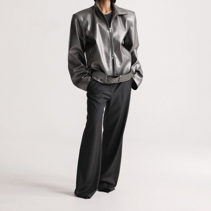 Paper Moon - Korean Women Fashion - #vintagekidsstyle - Classic Low Rise Pintuck Slacks - 6