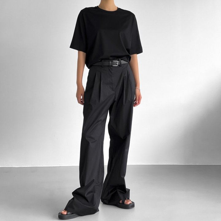 Paper Moon - Korean Women Fashion - #womensfashion - Lux Silket Basic Tee