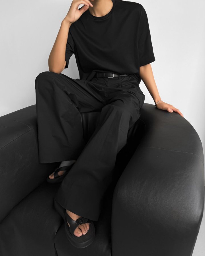 Paper Moon - Korean Women Fashion - #womensfashion - Lux Silket Basic Tee - 3