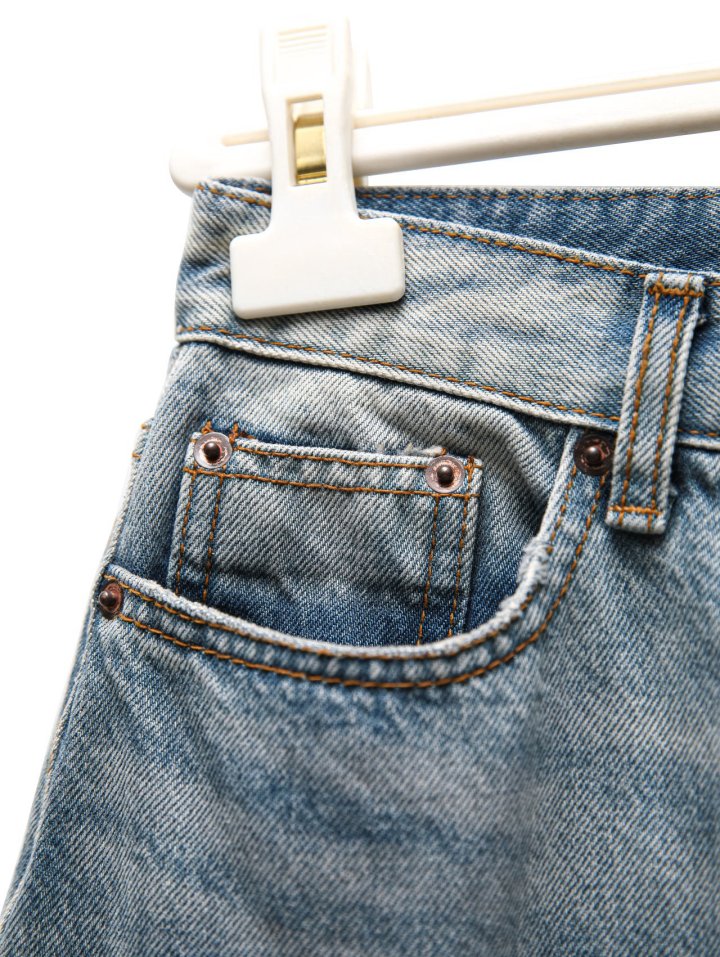 Paper Moon - Korean Women Fashion - #womensfashion - Drawstring Detail Wide Blue Denim Jeans - 10