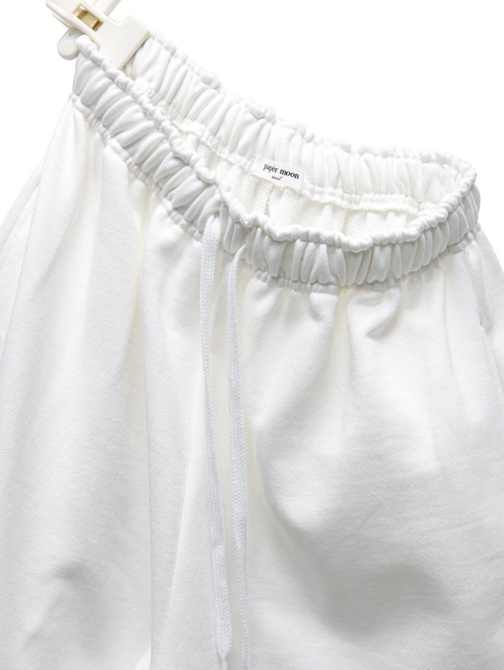 Paper Moon - Korean Women Fashion - #womensfashion - Maxi Wide Detail Sweat Trousers - 11