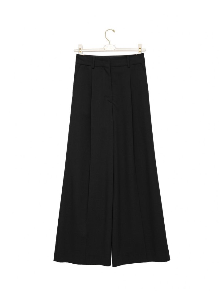 Paper Moon - Korean Women Fashion - #womensfashion - Tailored One Pintuck Wide Slacks - 10