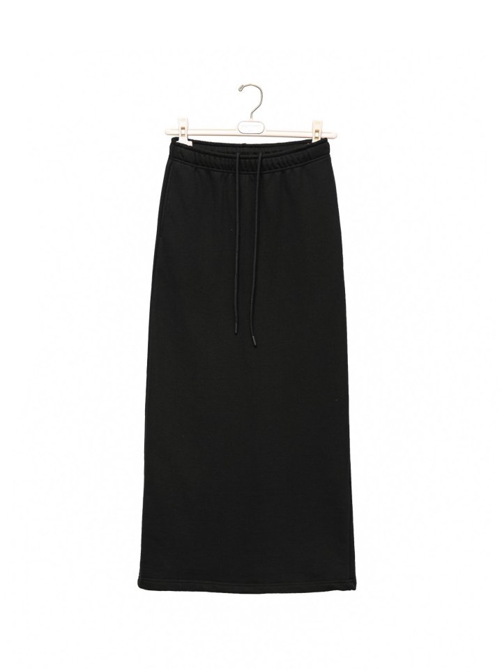Paper Moon - Korean Women Fashion - #womensfashion - Back Slit Detail Maxi Pencil Jersey Sweat Skirt - 6