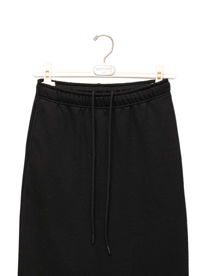 Paper Moon - Korean Women Fashion - #womensfashion - Back Slit Detail Maxi Pencil Jersey Sweat Skirt - 8