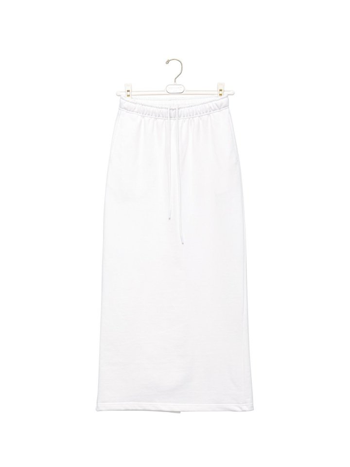 Paper Moon - Korean Women Fashion - #momslook - Back Slit Detail Maxi Pencil Jersey Sweat Skirt - 4