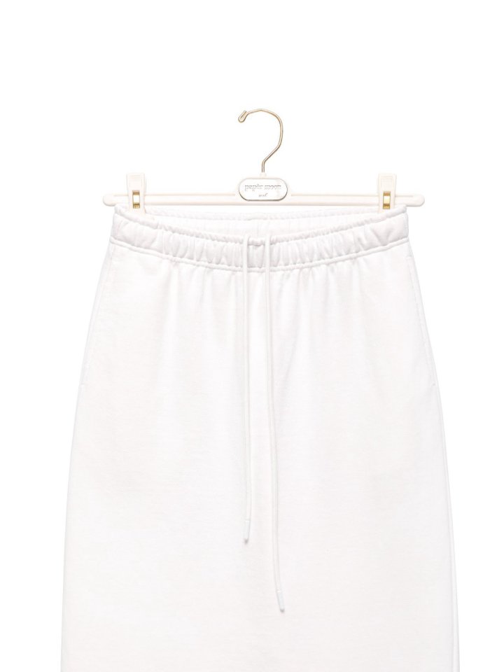 Paper Moon - Korean Women Fashion - #womensfashion - Back Slit Detail Maxi Pencil Jersey Sweat Skirt - 6