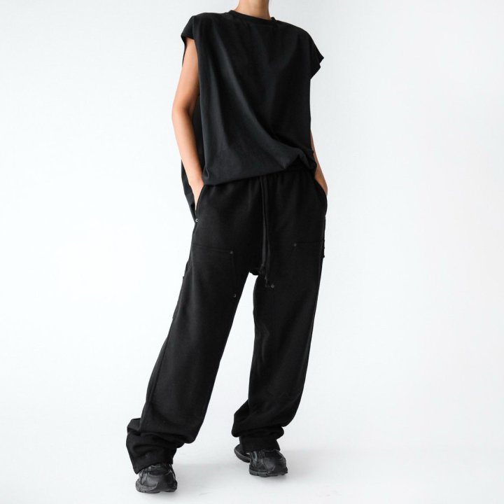 Paper Moon - Korean Women Fashion - #womensfashion - Premium Cotton Oversized Sleeveless Long Tee - 3