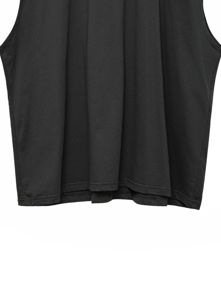 Paper Moon - Korean Women Fashion - #womensfashion - Premium Cotton Oversized Sleeveless Long Tee - 11