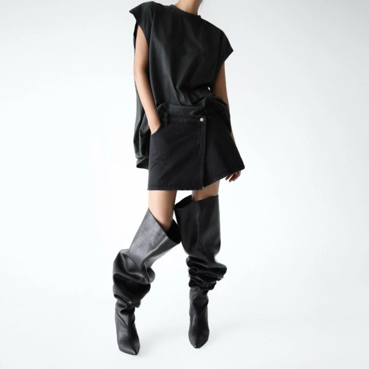 Paper Moon - Korean Women Fashion - #womensfashion - Premium Cotton Oversized Sleeveless Long Tee - 3