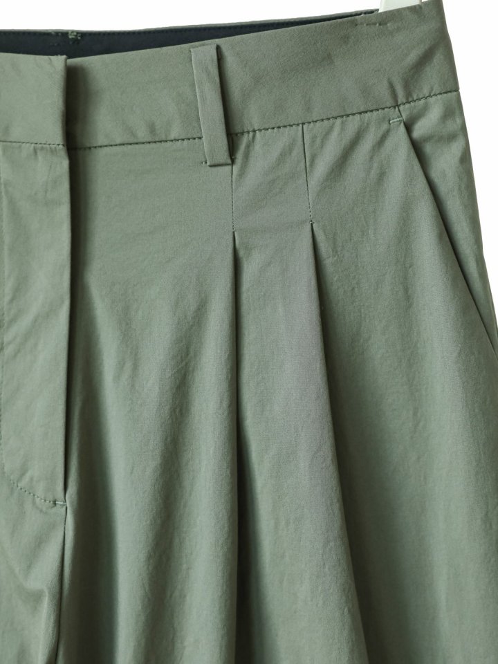 Paper Moon - Korean Women Fashion - #womensfashion - Cotton Two Pintuck Wide Trousers - 11