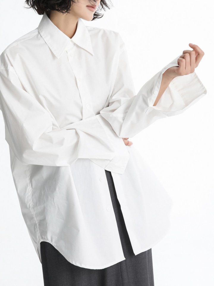 Paper Moon - Korean Women Fashion - #womensfashion - Classic Premium Cotton Button Down Shirt - 11