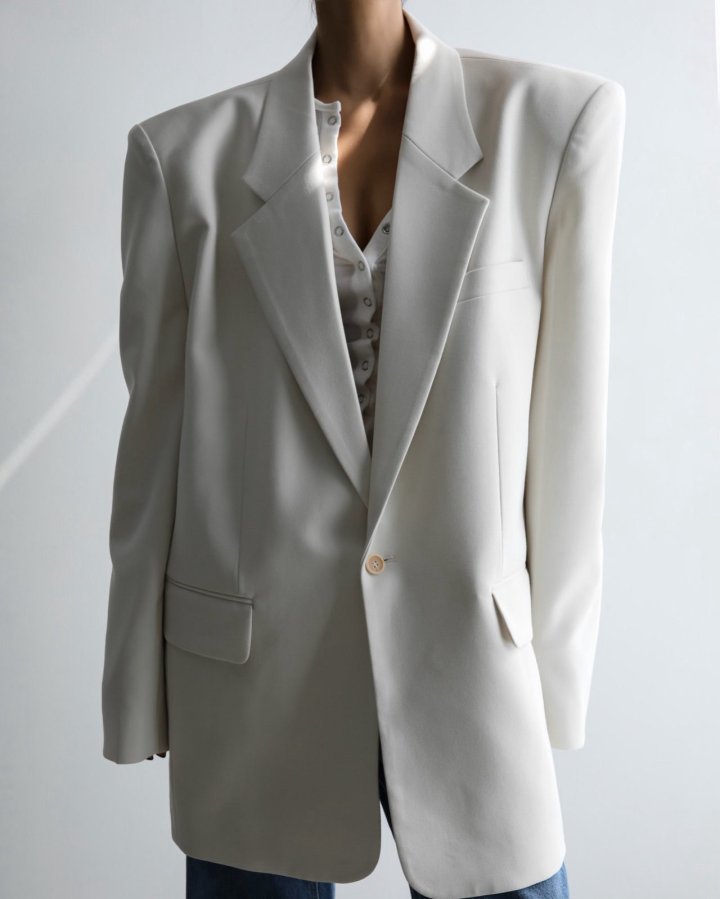 Paper Moon - Korean Women Fashion - #womensfashion - Classic Oversized Maxi Length Blazer - 3