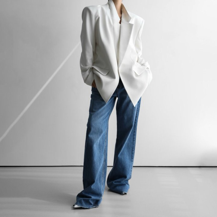 Paper Moon - Korean Women Fashion - #womensfashion - Classic Oversized Maxi Length Blazer - 5