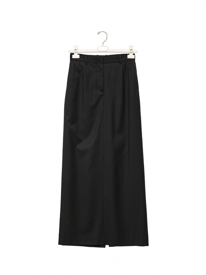 Paper Moon - Korean Women Fashion - #womensfashion - Tailored Back Slit Maxi Skirt - 6