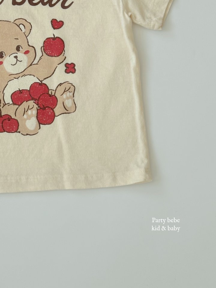 Party Kids - Korean Baby Fashion - #babyboutique - Apple Bear Tee - 7
