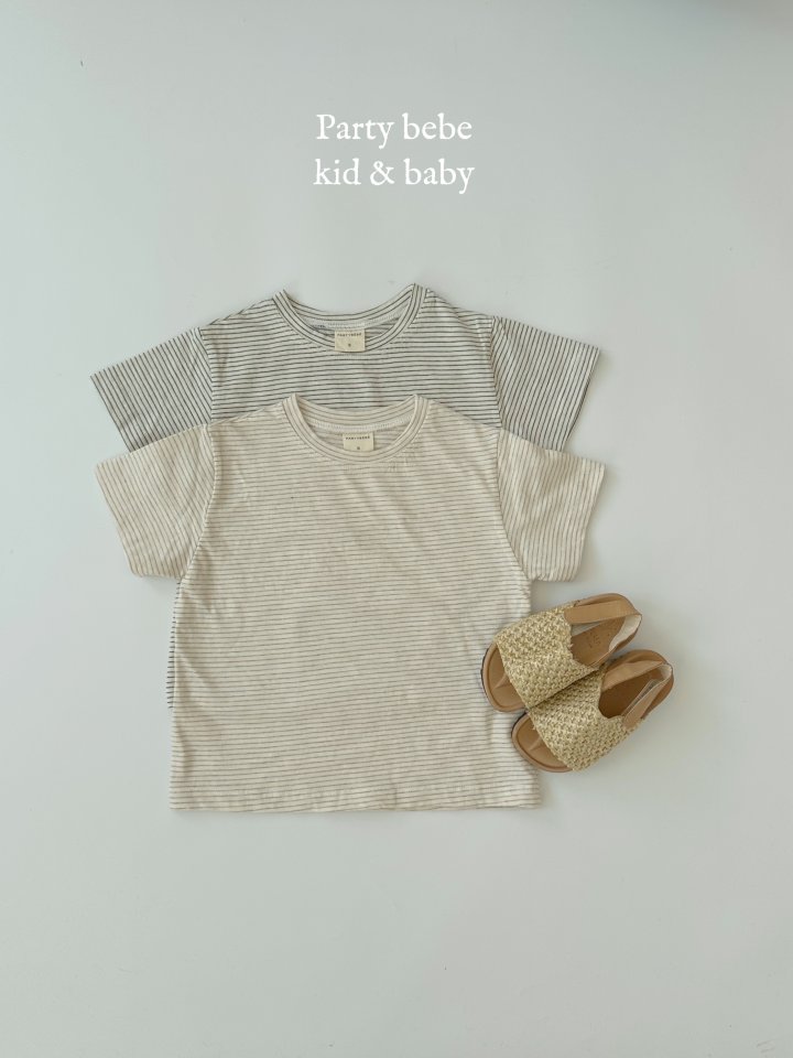 Party Kids - Korean Baby Fashion - #babyboutique - Bebe Tee - 3
