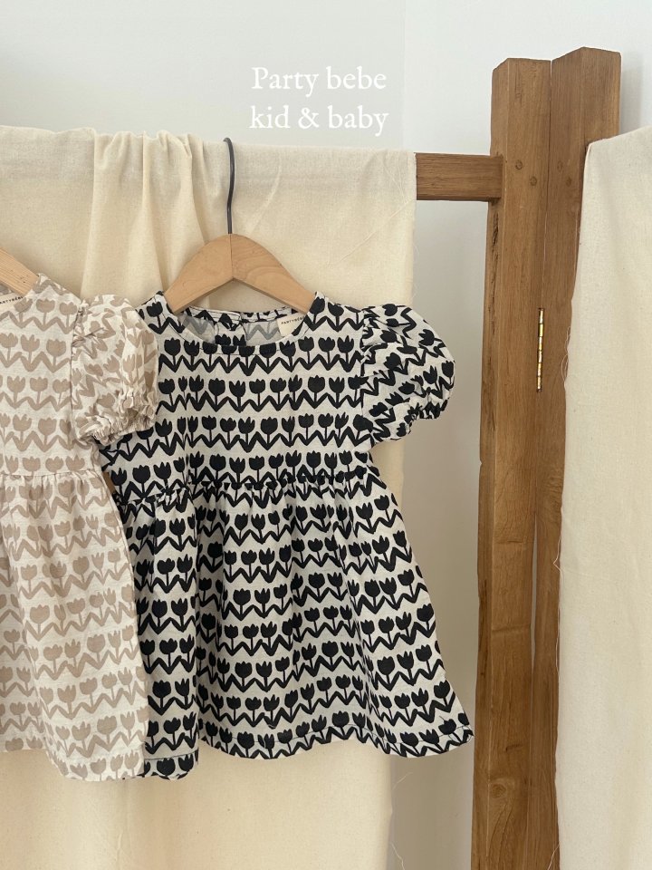 Party Kids - Korean Baby Fashion - #babyboutique - Tulip One-piece - 7