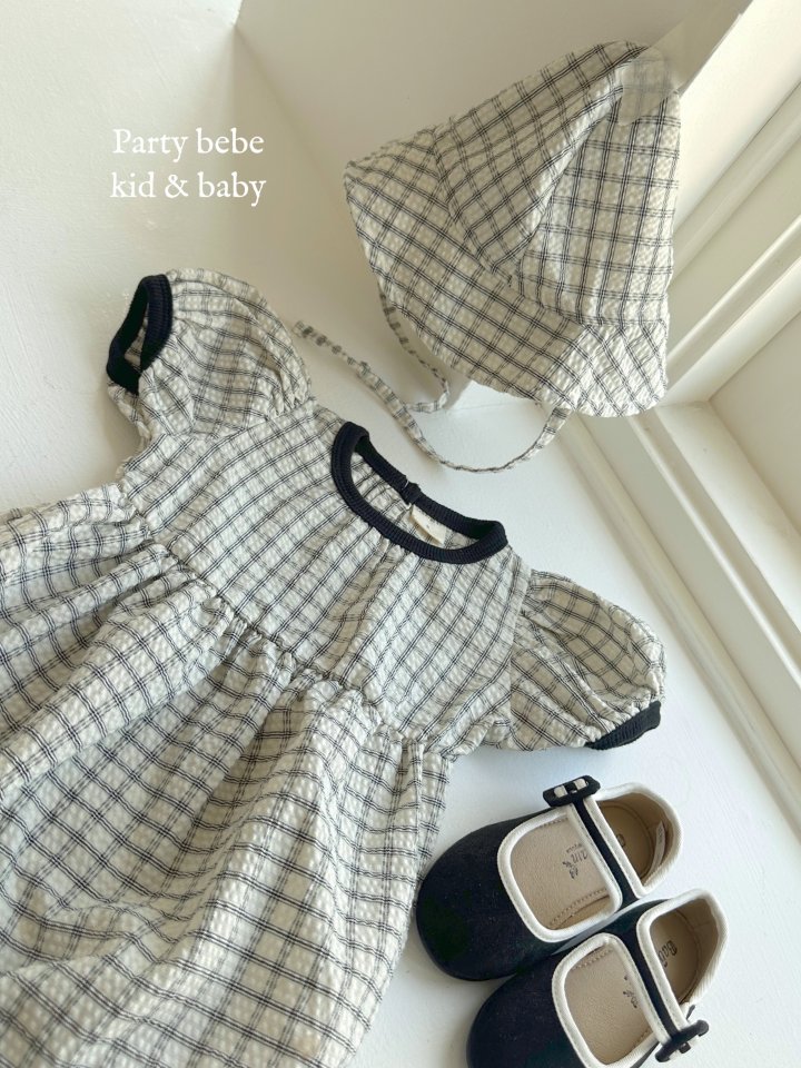 Party Kids - Korean Baby Fashion - #babyboutique - Check Check Suit Set-up - 3