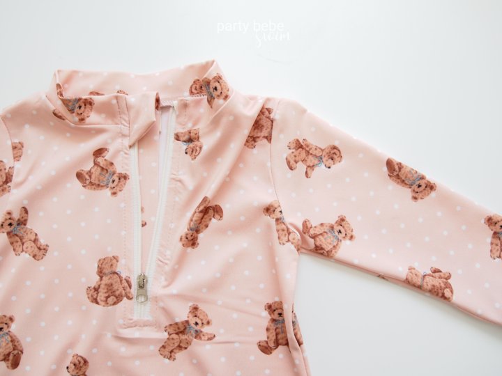 Party Kids - Korean Baby Fashion - #babyboutique - Bear Rash Guard Set-up - 12
