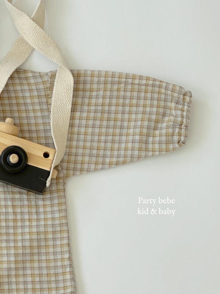 Party Kids - Korean Baby Fashion - #babyboutiqueclothing - Summer Check Hooded Jumper - 7