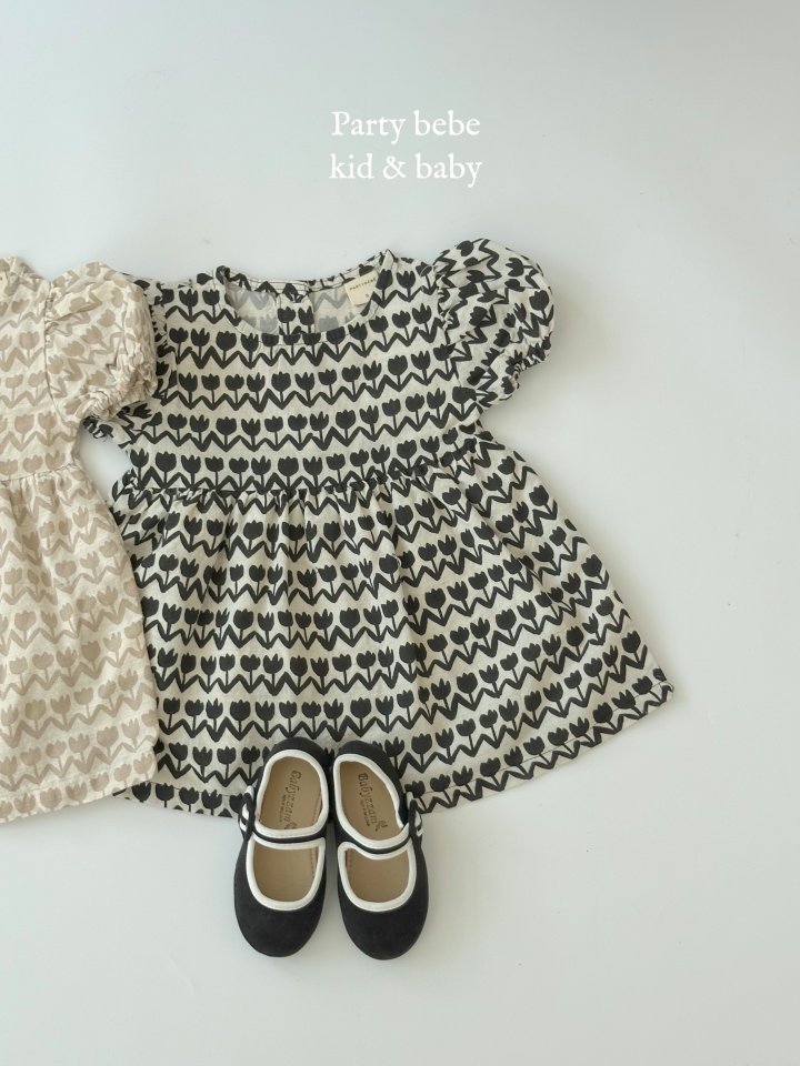 Party Kids - Korean Baby Fashion - #babyboutiqueclothing - Tulip One-piece - 8
