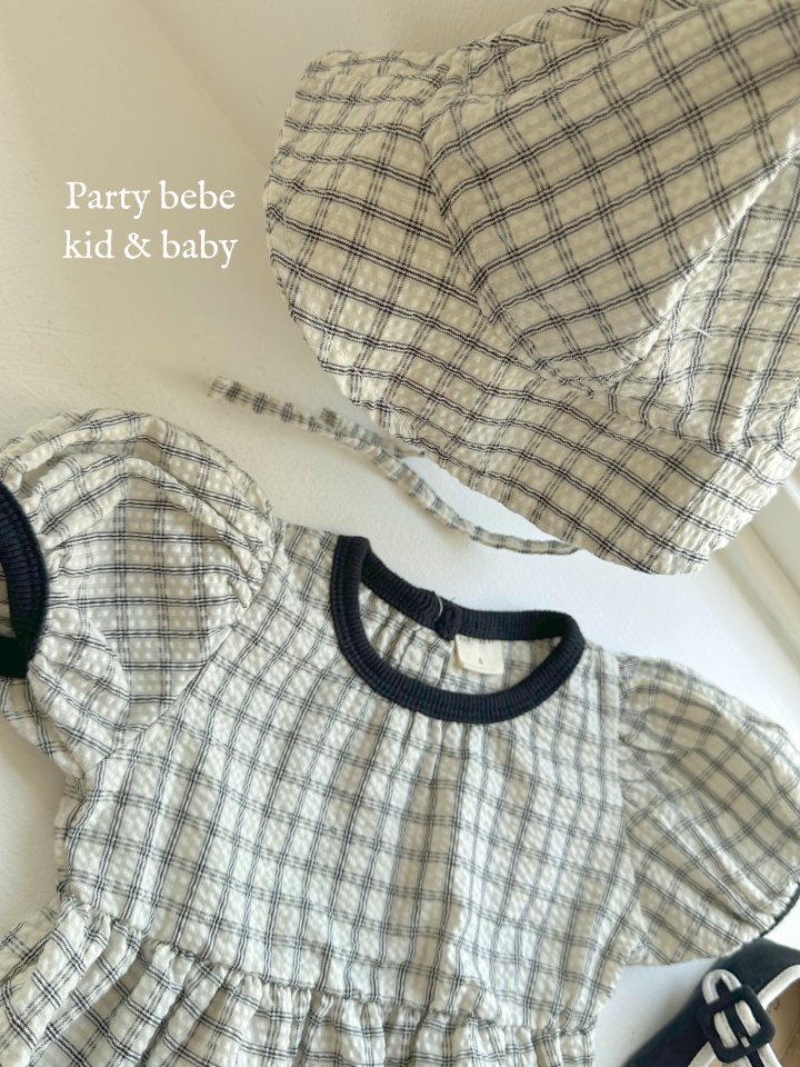 Party Kids - Korean Baby Fashion - #babyboutique - Check Check Suit Set-up - 4