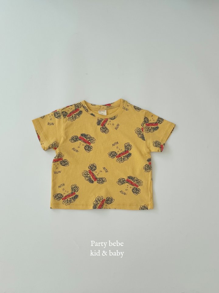 Party Kids - Korean Baby Fashion - #babyclothing - Runner Tee - 3
