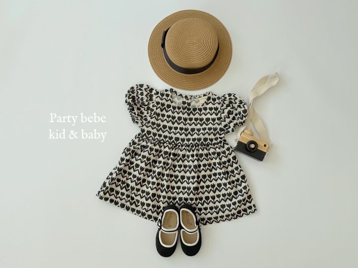 Party Kids - Korean Baby Fashion - #babyclothing - Tulip One-piece - 9