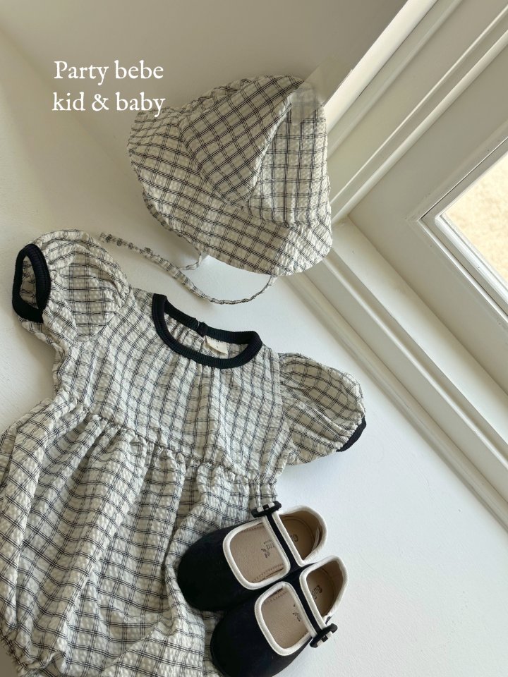 Party Kids - Korean Baby Fashion - #babyclothing - Check Check Suit Set-up - 5