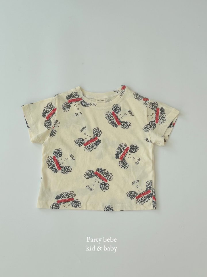 Party Kids - Korean Baby Fashion - #babyclothing - Runner Tee - 4